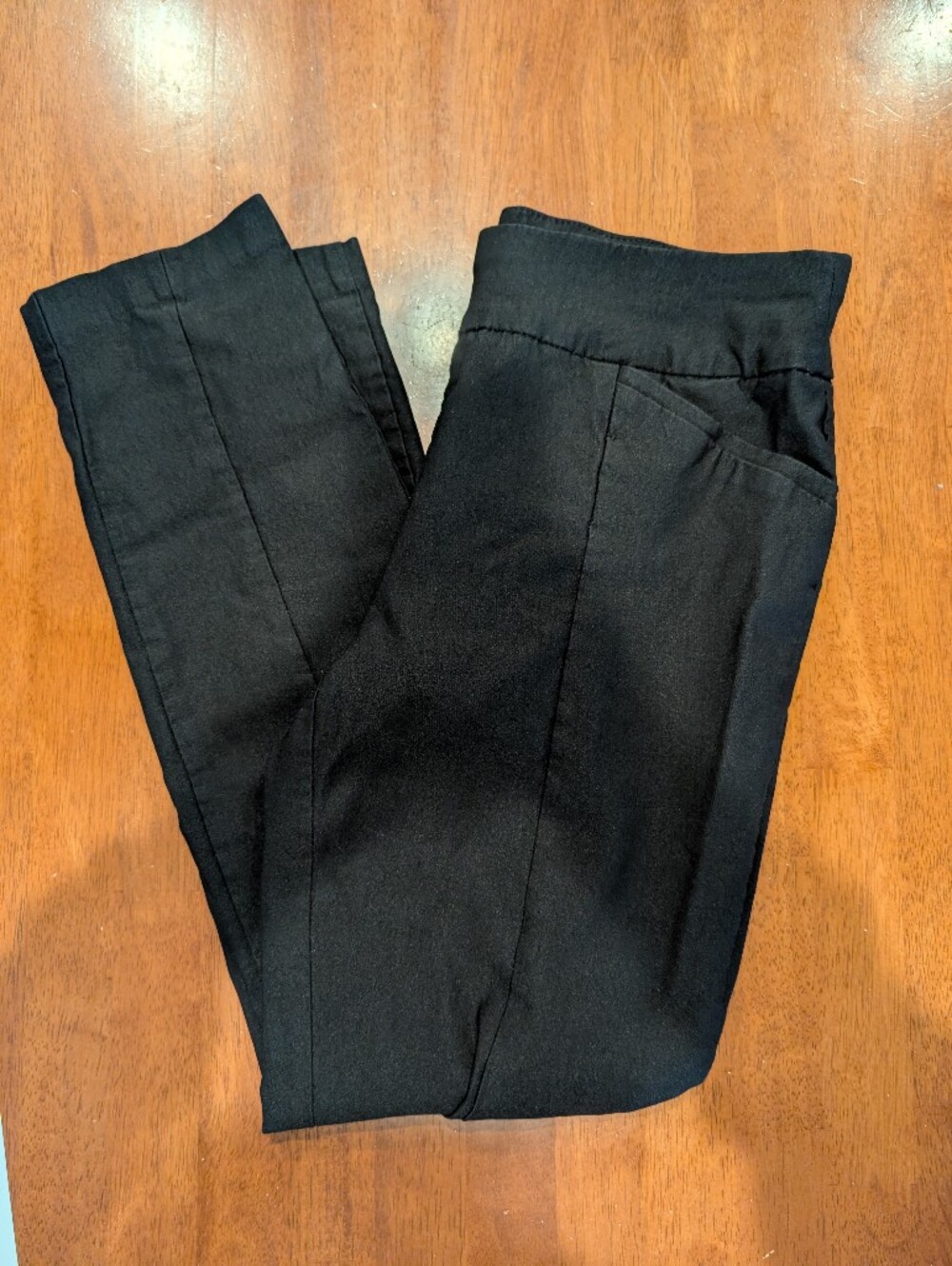 Chico's Women's So Slimming Ankle Pants Pull-On Black 0.5 Short